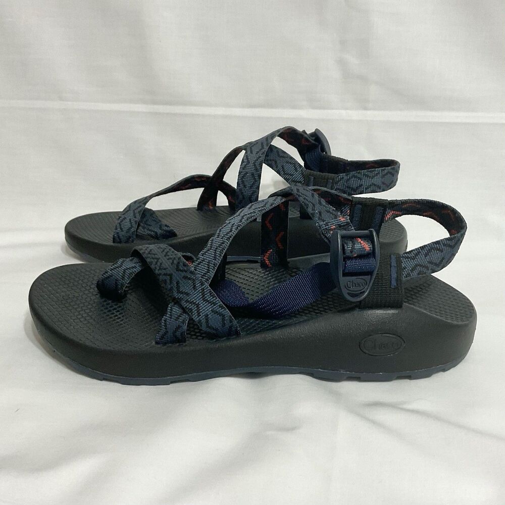 Chaco Z2 J106171 Classic Sandal Stepped Navy Blue Adjustable Straps Mens Size 10